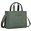 Chase Chic Canvas Tote Bag with Zipper for Women, Multi Pocket Shoulder Crossbody Handbag Bag with Compartments for Work