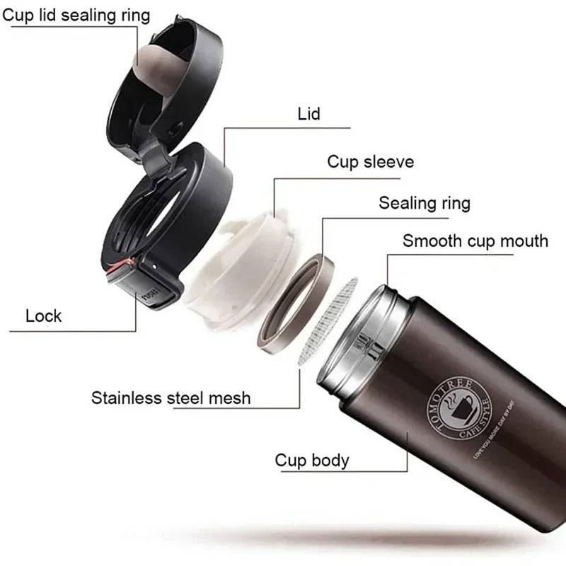 380ml Stainless Steel Thermos Coffee Travel Mug